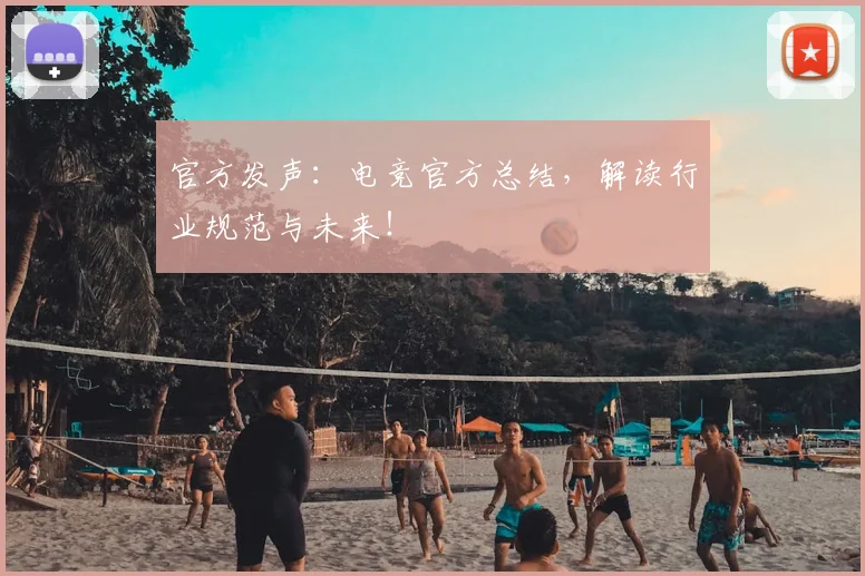 官方发声:电竞官方总结,解读行业规范与未来!